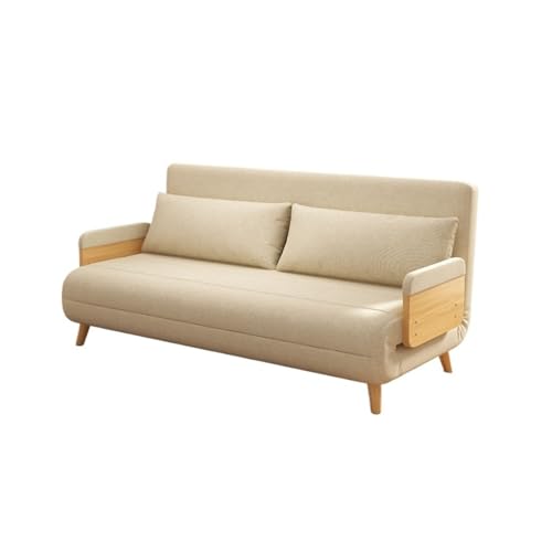 NexaGeniX Ausziehbares Schlafsofa Umwandelbarer Schlafsessel, Schlafsofa, Bequeme Chaiselongue-Couch for die Freizeit im Home Office(120cm) von NexaGeniX