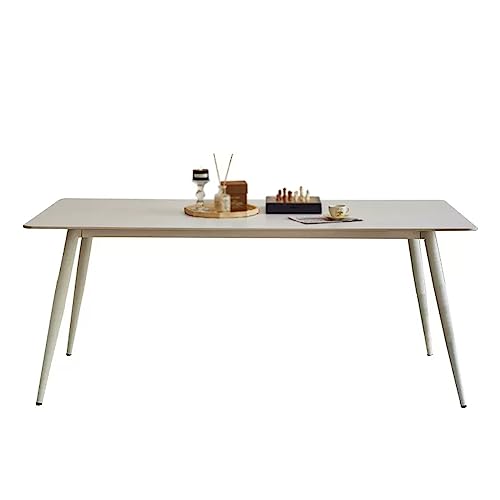 NexaGeniX Computertisch Rock Board PC-Tisch Desktop Home Modern Minimalist Home Kleiner Schreibtisch Luxuriöser minimalistischer Büro-Schreibtischstuhl Schreibtisch für Homeoffice(140cm) von NexaGeniX