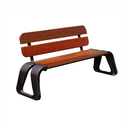 NexaGeniX Outdoor Bank Dunkelbrauner Gartenstuhl Parkbank Quadratische Lounge Outdoor 160cm Gartenbank von NexaGeniX