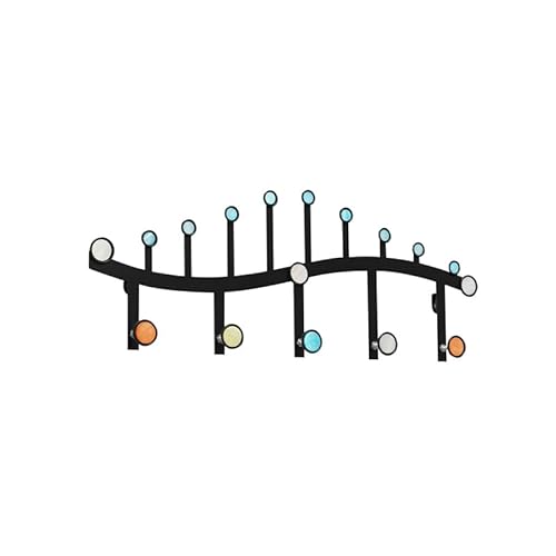 NexaGeniX wandgarderobe Garderobenständer Wandhalterung Metallbügel for Hut Handtuch Roben Jacke Kleidung for Badezimmer Eingangsbereich wandkleiderhaken von NexaGeniX