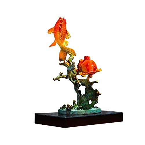 Schreibtisch-Dekor Chinesische Fischverzierung aus Messing wie Fisch im Wasser, Eingangsbereich, Wohnzimmer, Bo Gu-Regal, TV-Schrank, dekoratives Kunsthandwerk Schreibtisch-Accessoires für Zuhause Schreibtisch-Dekor Chinesische Fischverzierung aus Messing wie Fisch im Wasser, Eingangsbereich, Wohnzimmer, Bo Gu-Regal, TV-Schrank, dekoratives Kunsthandwerk Schreibtisch-Accessoires für Zuhause von NexaGeniX