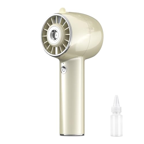 Nexoria Handventilator Kleiner, Tragbar Mini Ventilator Wiederaufladbar Ventilator mit 3 Geschwindigkeitsstufen Taschenventilator mit 20ML Wasserflasche Für Outdoor Büro Reise (A) von Nexoria
