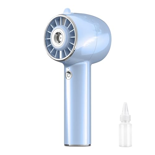 Nexoria Handventilator Kleiner, Tragbar Mini Ventilator Wiederaufladbar Ventilator mit 3 Geschwindigkeitsstufen Taschenventilator mit 20ML Wasserflasche Für Outdoor Büro Reise (B) von Nexoria