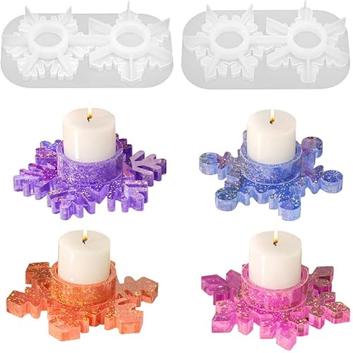 Nexoria Weihnachten Gießform Kerzenhalter, Schneeflocken Silikonform Kerzenhalter DIY Schneeflocken Kerzenhalter Epoxidharz Formen Weihnachten Gießform Teelicht Silikonform Für DIY Weihnachten (A+B) Nexoria Weihnachten Gießform Kerzenhalter, Schneeflocken Silikonform Kerzenhalter DIY Schneeflocken Kerzenhalter Epoxidharz Formen Weihnachten Gießform Teelicht Silikonform Für DIY Weihnachten (A+B) von Nexoria