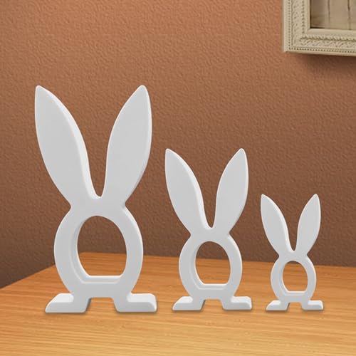 Silikonform Hase, 2 Stück Ostern Hase Silikonformen Gießformen Kaninchen Silikonform Ostern Silikonform Hase Ostern Silikonformen Gießformen Ostern Giessform Silikon Osterhase for Kerzen (C) von Nexoria