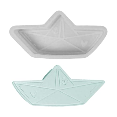 Silikonformen Gießformen Boot, 3D Silikonform Boot Gießformen Silikon Boot Gipsform zum Gießen Gießform Boot Gießform Frühling Weihnachten für Gips Kerzen (B) von Nexoria