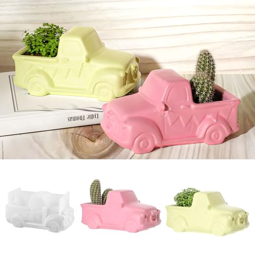 Silikonformen Gießformen Bus, 3D Camping Bus Silikonform Kerzenhalter Bus Gießform Zum Gießen Gießformen Silikon Zug Silikonform Vase Gießform Kerzenhalter für DIY Kerzen Gips Vase (A) von Nexoria