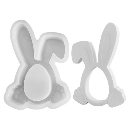 Silikonformen Gießformen Ostern, Silikonform Hase Silikonform Osterhase Beton Zum Gießen Ostern Kaninchen Silikonformen Gießformen Giessform Silikon Gießform Ostern Silikonformen Kerzen (A) von Nexoria