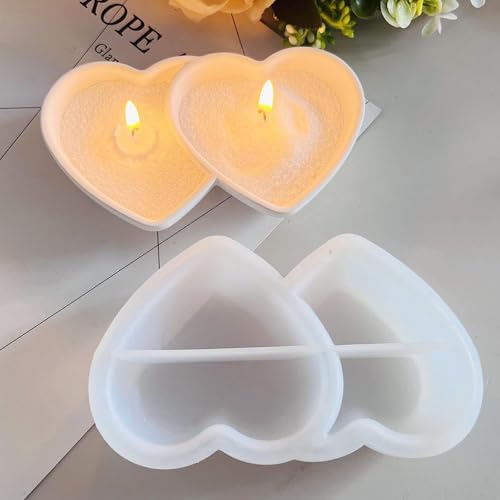 Silikonformen Gießformen Tablett, Herz Silikonform Tablett Silikonform Herz Gipsform zum Gießen Gießformen Silikon Frühling Silikon form Schale für DIY Handwerk,C Silikonformen Gießformen Tablett, Herz Silikonform Tablett Silikonform Herz Gipsform zum Gießen Gießformen Silikon Frühling Silikon form Schale für DIY Handwerk,C von Nexoria