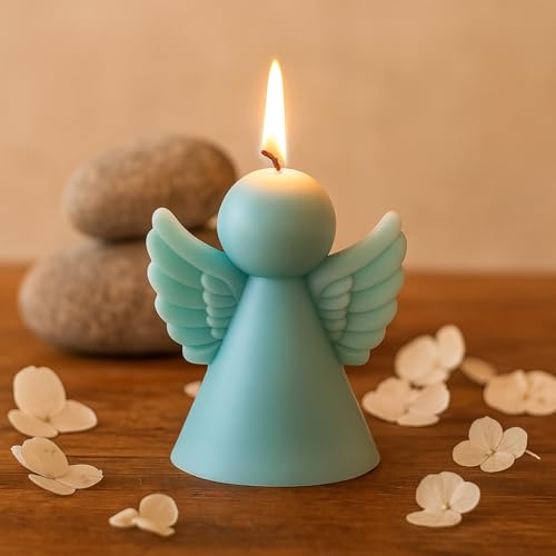 Silikonformen Gießformen Weihnachten Engel, 3D Silikonform Engel Weihnachten Kerzenformen zum Gießen Gießformen Silikon Engel Kerzen Formen Silikon Kerzenform Gießform für DIY Kerzen von Nexoria