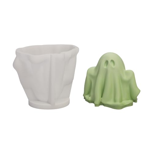 Silikonformen Kerzen, Geist Kerzenformen zum Gießen Halloween Kürbis Kerzen Silikonformen Kürbis Silikonform Gießformen Kerzen Kerzengießformen Kerzenform Silikon Halloween für Deko (B) von Nexoria