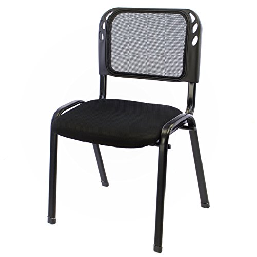 Nexos Trading Bürostuhl Konferenzstuhl Besucherstuhl schwarz gepolsterte Sitzfläche stapelbar 52,5 x 45 x 80 cm Stapelstuhl Metallrahmen schwarz Nexos Trading Bürostuhl Konferenzstuhl Besucherstuhl schwarz gepolsterte Sitzfläche stapelbar 52,5 x 45 x 80 cm Stapelstuhl Metallrahmen schwarz von Nexos Trading