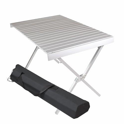 Nexos Trading Campingtisch mit Tragetasche Aluminum, grau Gartentisch Partytisch Buffettisch klappbar 108x71x72 cm Nexos Trading Campingtisch mit Tragetasche Aluminum, grau Gartentisch Partytisch Buffettisch klappbar 108x71x72 cm von Nexos Trading