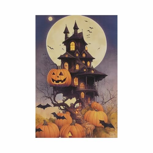 Nexos Trading LED Wandbild Beleuchtung 60x40 cm Gruselvilla mit 9 LED Fotodruck Kunstdruck Leuchtbild Halloween Batterie Timer LED Kunstdruck Nexos Trading LED Wandbild Beleuchtung 60x40 cm Gruselvilla mit 9 LED Fotodruck Kunstdruck Leuchtbild Halloween Batterie Timer LED Kunstdruck von Nexos Trading