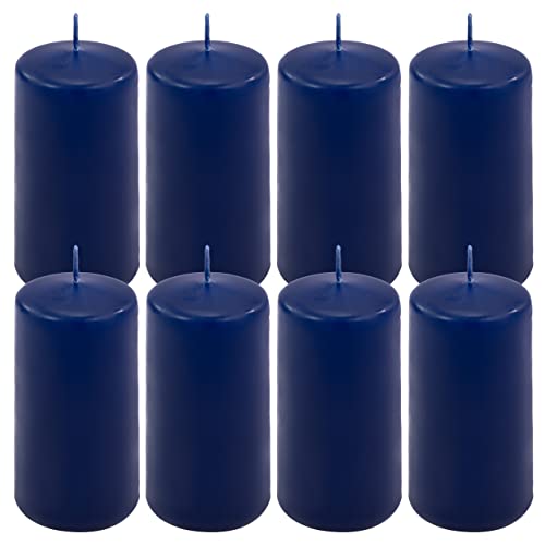 Stumpenkerze Höhe 10 cm Ø 5 cm lange Brenndauer Rund-Kerze Säulenkerzen Kerzen-Deko Tafelkerzen Weihnachts-Kerzen Hochzeits-Deko (blau, 8) Stumpenkerze Höhe 10 cm Ø 5 cm lange Brenndauer Rund-Kerze Säulenkerzen Kerzen-Deko Tafelkerzen Weihnachts-Kerzen Hochzeits-Deko (blau, 8) von Nexos Trading