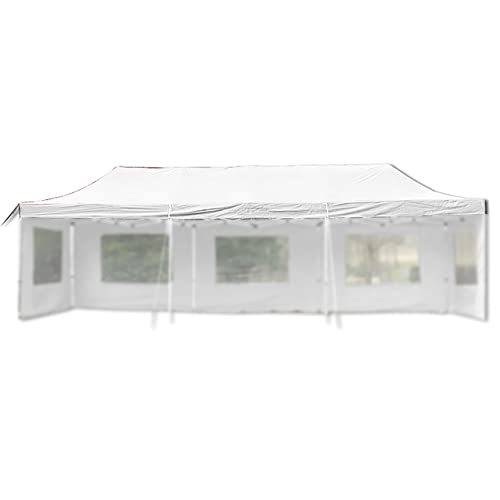 Nexos Pavillondach Ersatzdach Wechseldach für Profi Falt-Pavillon 3x9m - Dachplane 270g/m² PVC-Coating versiegelte Nähte wasserdicht – Farbe: weiß von Nexos Trading