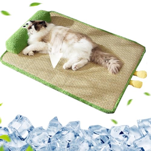 Nexstron Haustierkatze Kühlmatte wiederverwendbar, Seidenkühlkissen für die Sommerhilfe von Nexstron