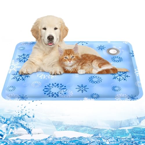 Nexstron Haustierkatze Kühlmatte wiederverwendbar, Seidenkühlkissen für die Sommerhilfe von Nexstron