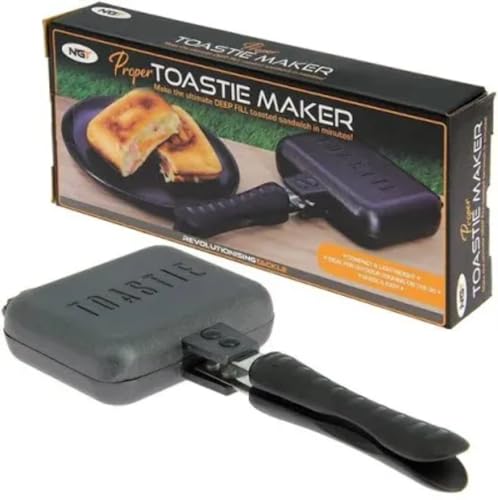 Toastie Maker Deep Sandwich Cooking Bankside Non-Stick Outdoor Camping Wandern Karpfen Angeln Schnell und einfach von Next Generation Tackle