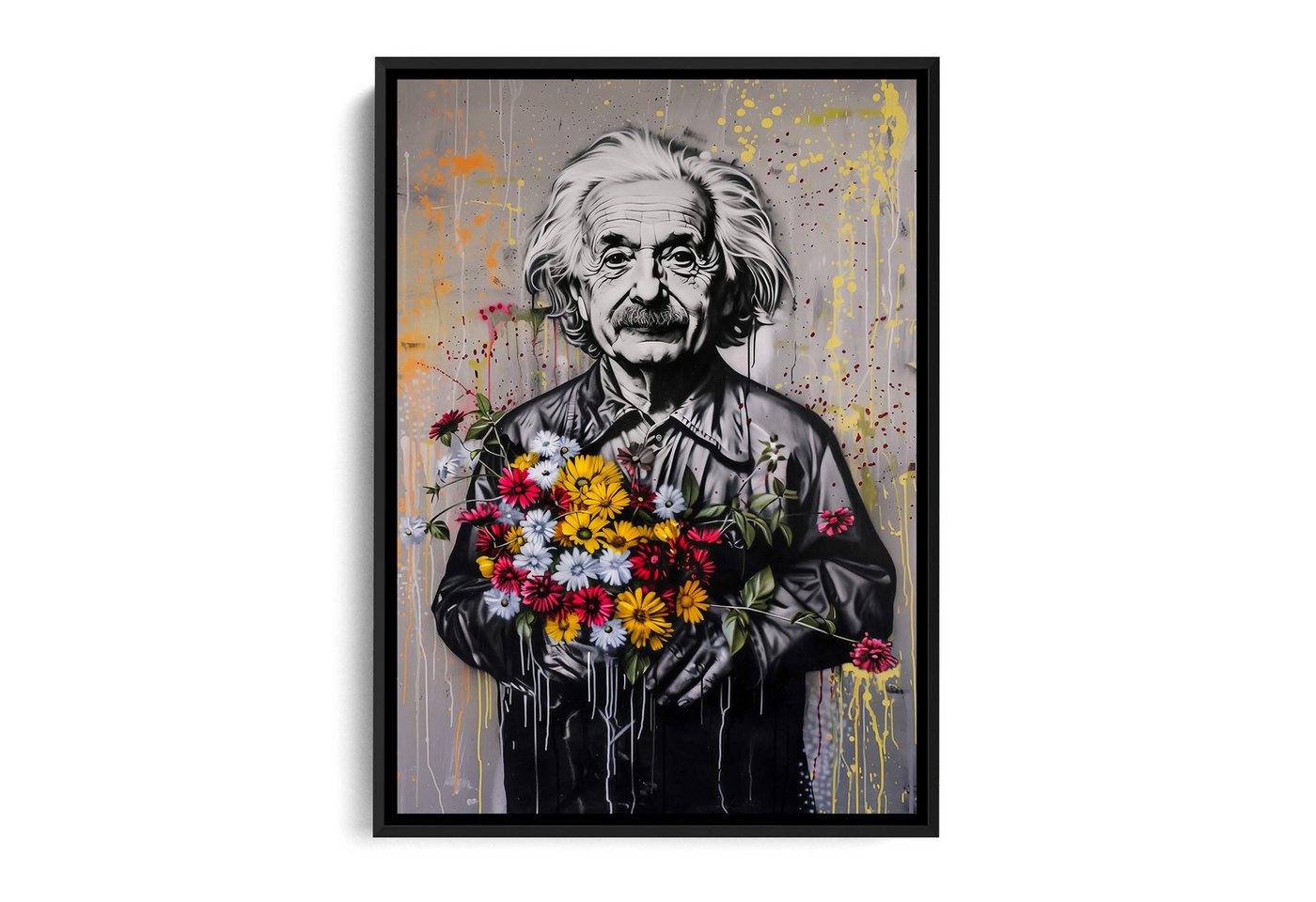 Next Level Canvas Wandbild Albert Einstein Banksy, Einzigartige Mischung aus Kunst und Wissenschaft Next Level Canvas Wandbild Albert Einstein Banksy, Einzigartige Mischung aus Kunst und Wissenschaft von Next Level Canvas
