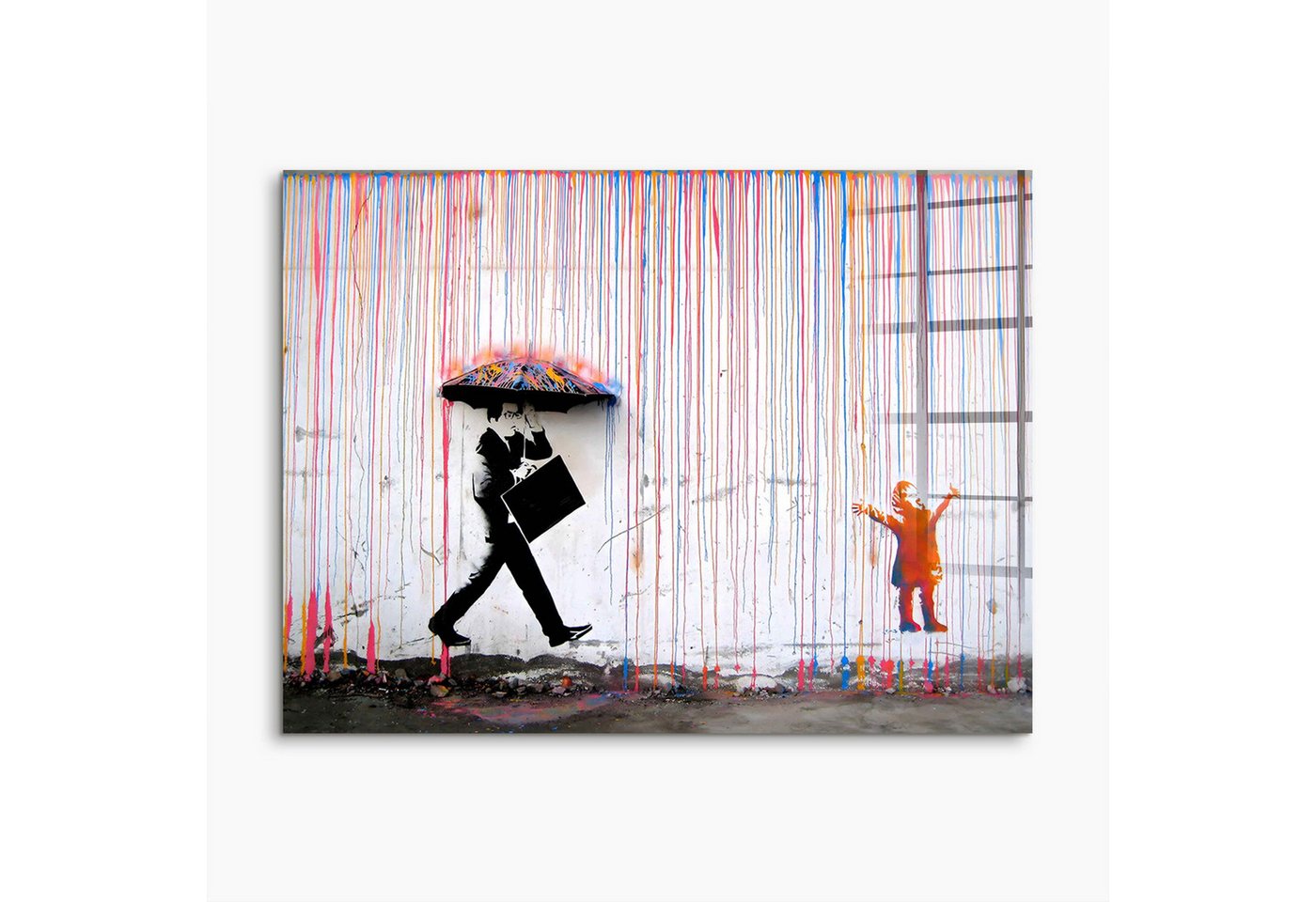Next Level Canvas Wandbild Colored Rain Next Level Canvas Wandbild Colored Rain von Next Level Canvas
