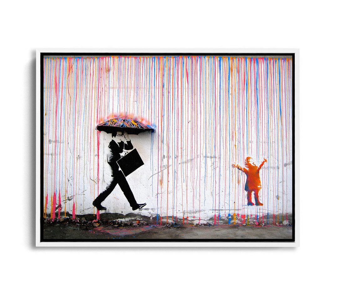 Next Level Canvas Wandbild Colored Rain Next Level Canvas Wandbild Colored Rain von Next Level Canvas