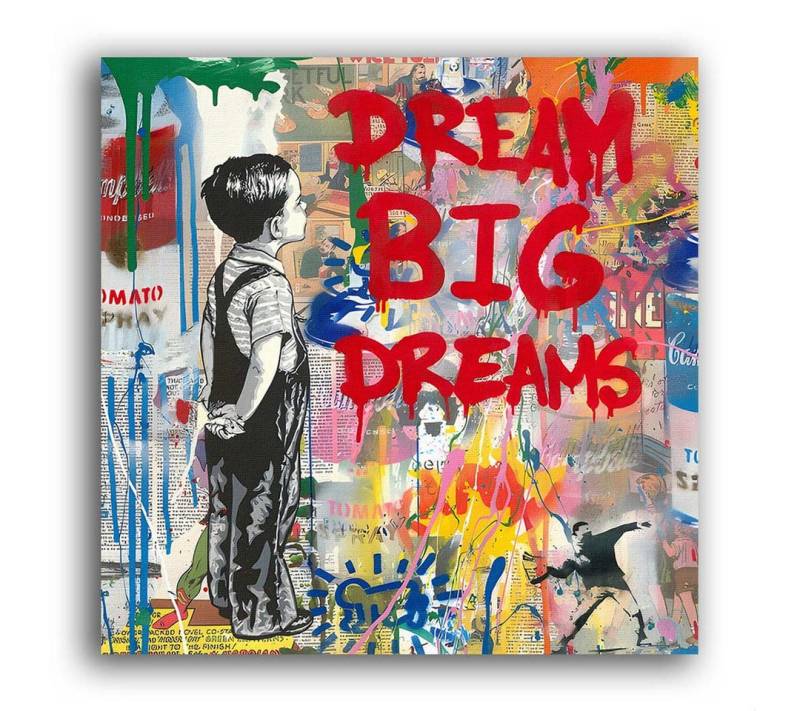 Next Level Canvas Wandbild Dream Big Dreams von Next Level Canvas