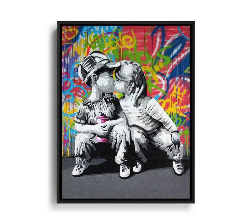 Next Level Canvas Wandbild First Kiss von Next Level Canvas