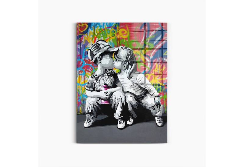 Next Level Canvas Wandbild First Kiss von Next Level Canvas