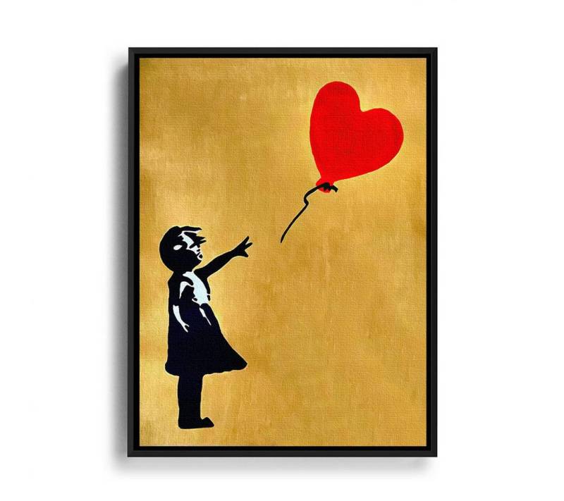 Next Level Canvas Wandbild Follow your Heart Gold von Next Level Canvas