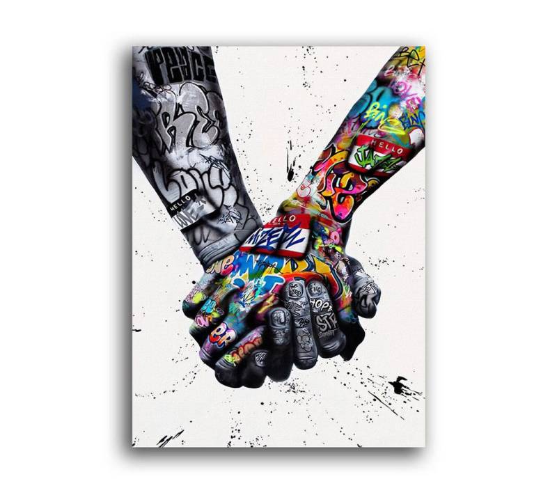 Next Level Canvas Wandbild Graffiti Hands von Next Level Canvas