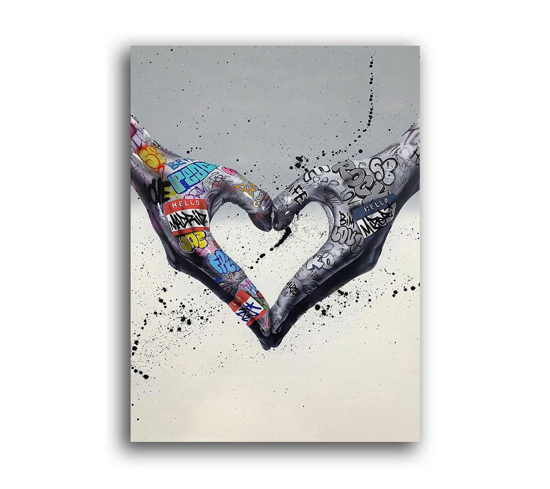 Next Level Canvas Wandbild Graffiti Heart Next Level Canvas Wandbild Graffiti Heart von Next Level Canvas