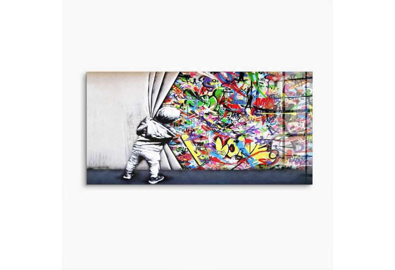 Next Level Canvas Wandbild Hinter dem Vorhang von Next Level Canvas