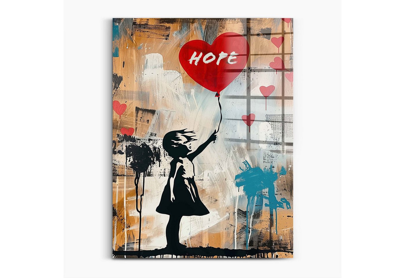 Next Level Canvas Wandbild Hope Balloon Girl Next Level Canvas Wandbild Hope Balloon Girl von Next Level Canvas