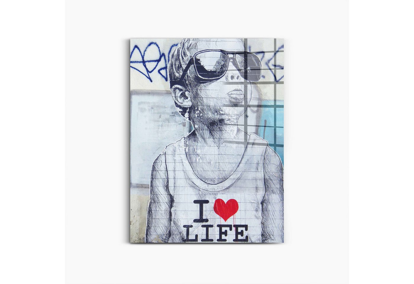 Next Level Canvas Wandbild I Love Life von Next Level Canvas