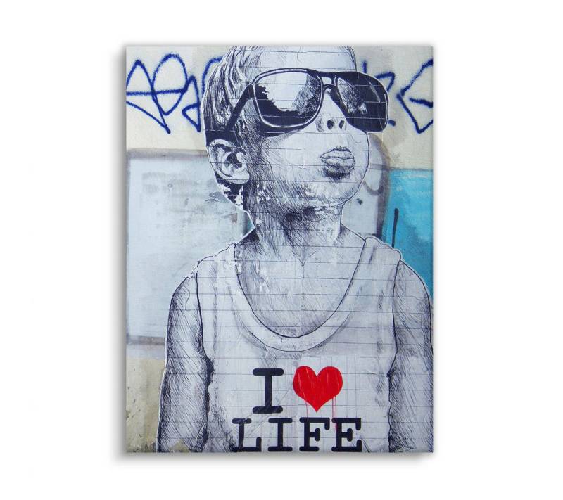Next Level Canvas Wandbild I Love Life von Next Level Canvas