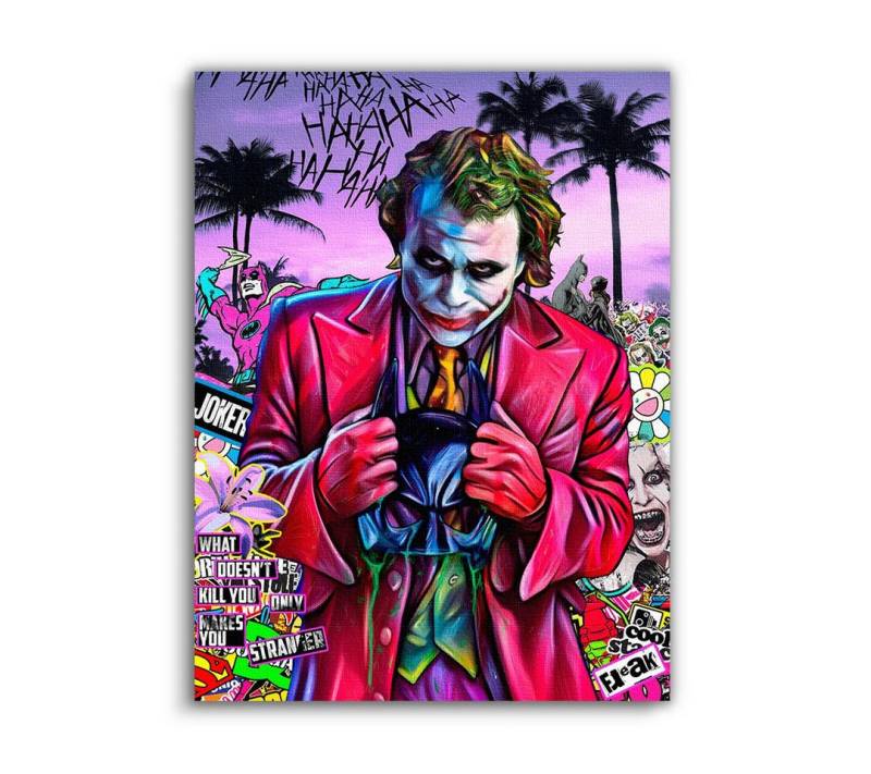 Next Level Canvas Wandbild Joker Popart von Next Level Canvas