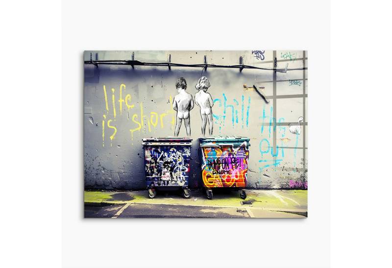 Next Level Canvas Wandbild Life is Short von Next Level Canvas