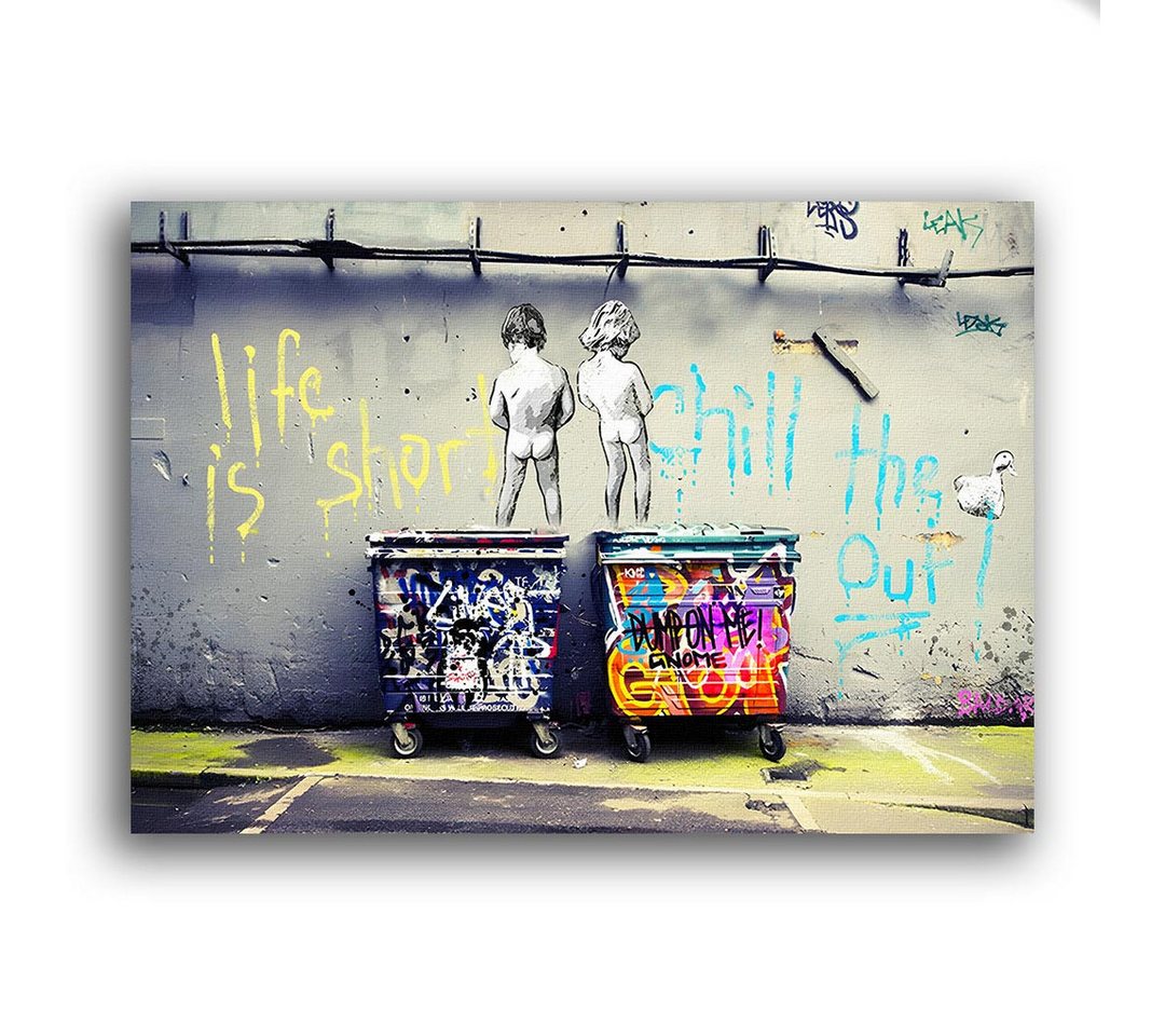 Next Level Canvas Wandbild Life is Short von Next Level Canvas