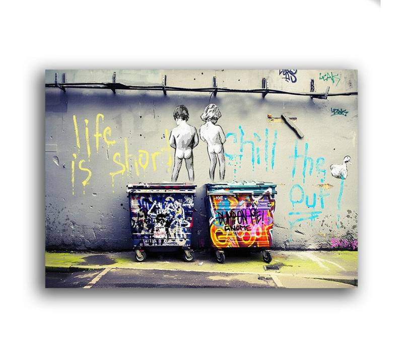 Next Level Canvas Wandbild Life is Short von Next Level Canvas