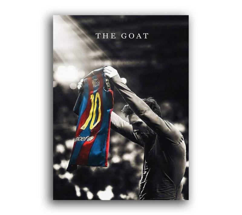 Next Level Canvas Wandbild Lionel Messi the GOAT von Next Level Canvas