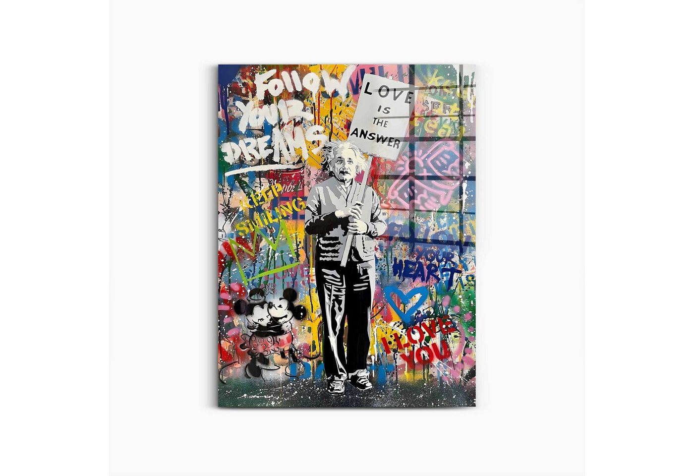 Next Level Canvas Wandbild Love is the Answer von Next Level Canvas