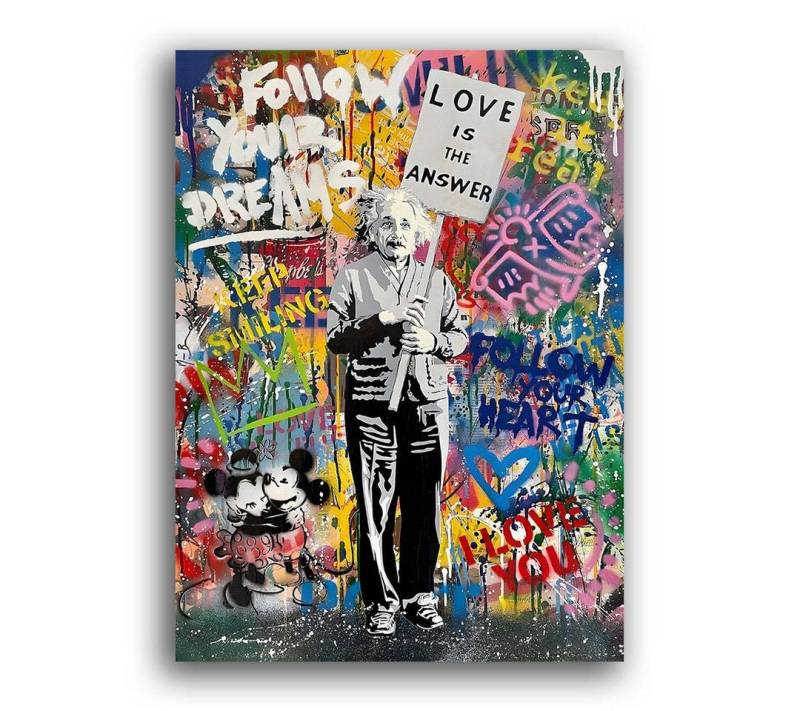 Next Level Canvas Wandbild Love is the Answer von Next Level Canvas