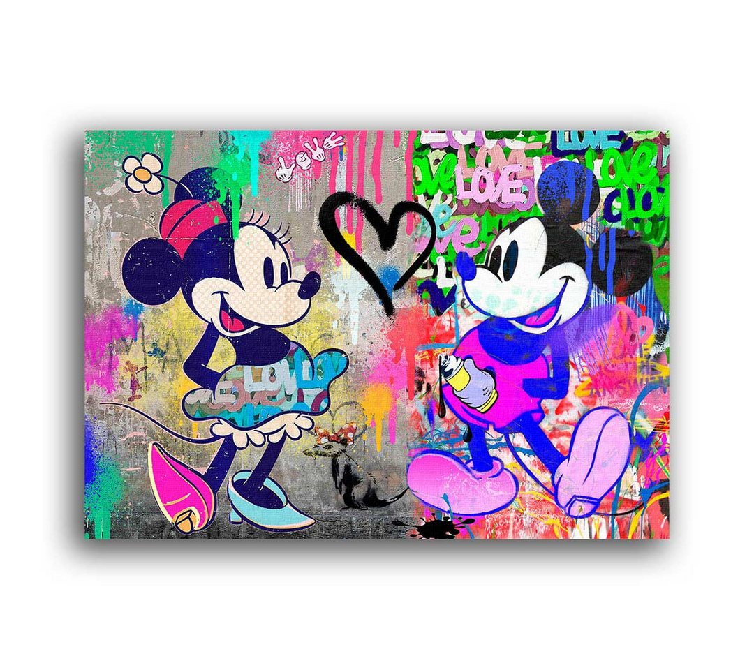 Next Level Canvas Wandbild Micky Love Next Level Canvas Wandbild Micky Love von Next Level Canvas