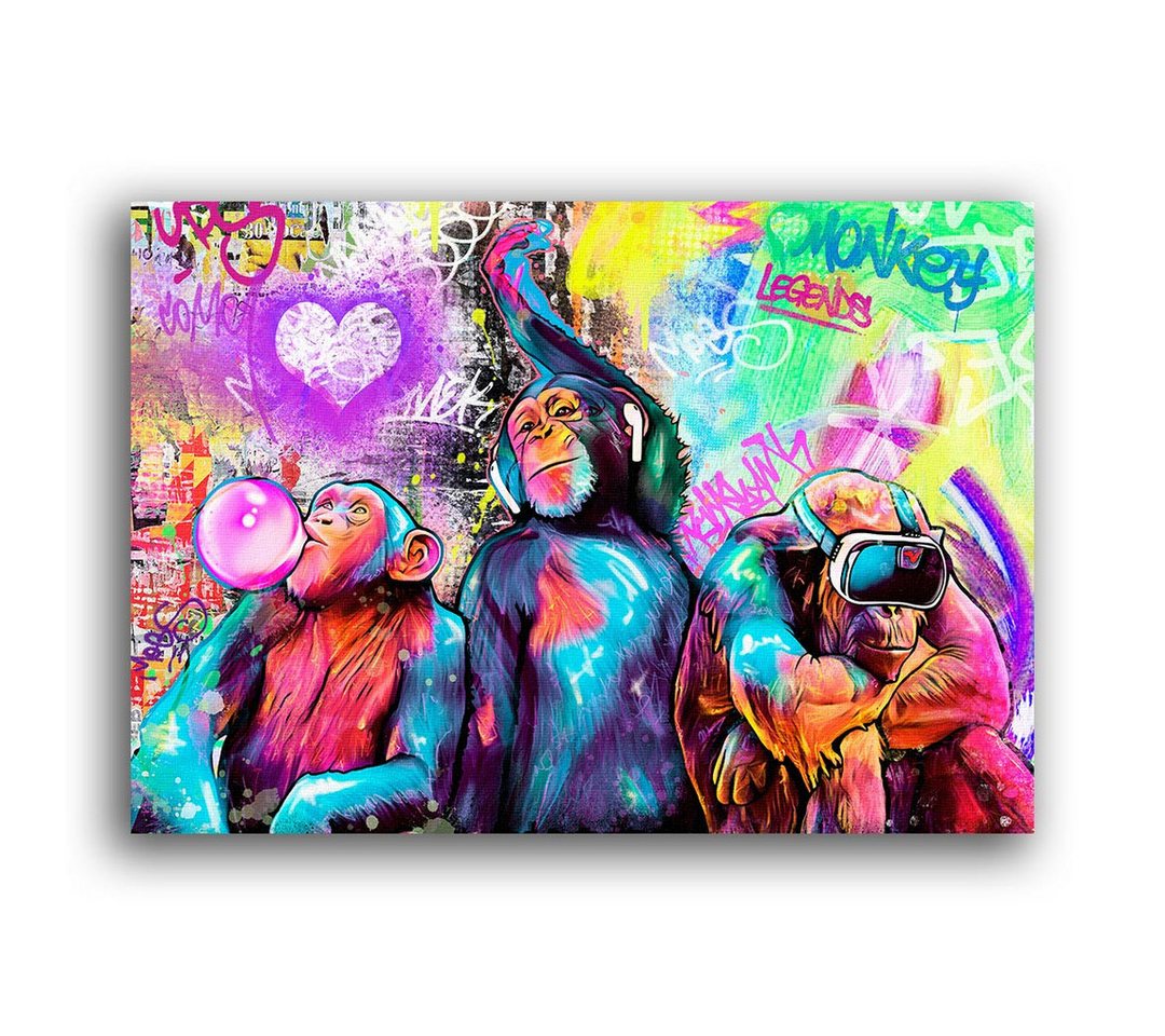 Next Level Canvas Wandbild Monkey Legends Next Level Canvas Wandbild Monkey Legends von Next Level Canvas