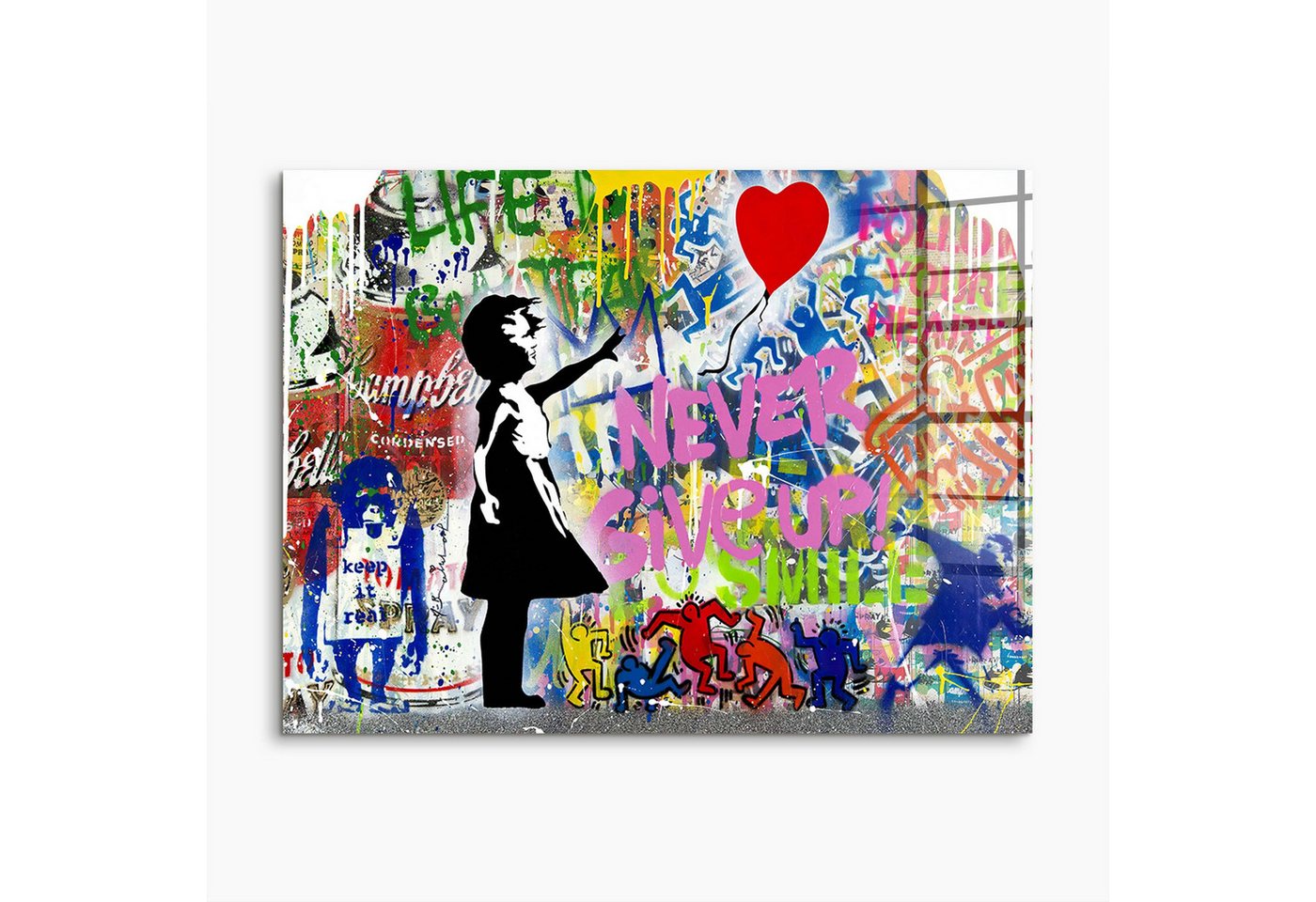 Next Level Canvas Wandbild Never Give Up No. 1 von Next Level Canvas