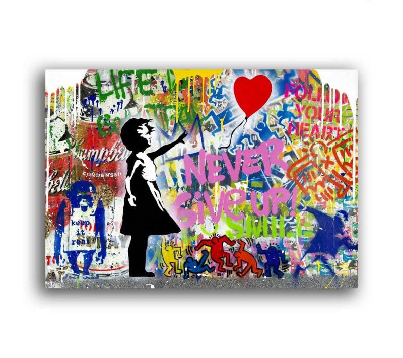 Next Level Canvas Wandbild Never Give Up No. 1 von Next Level Canvas