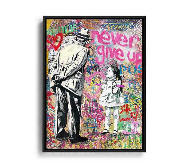 Next Level Canvas Wandbild Never Give Up No. 2 von Next Level Canvas