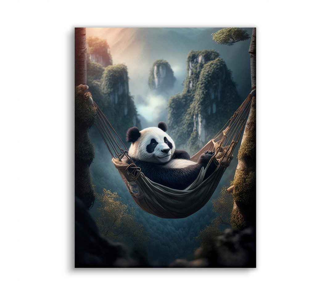 Next Level Canvas Wandbild Panda Life von Next Level Canvas