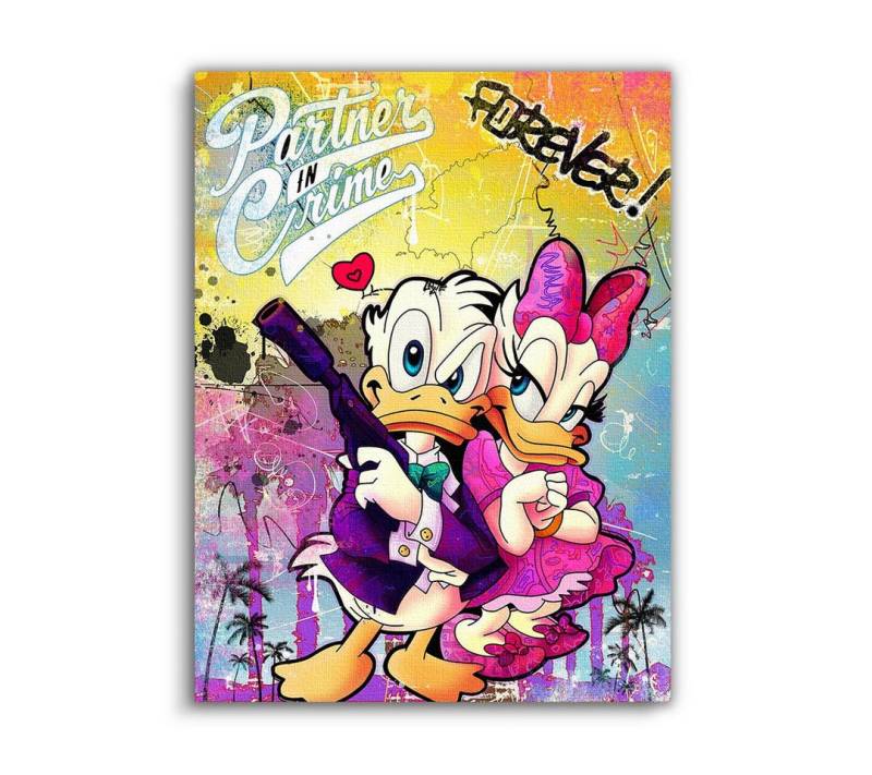 Next Level Canvas Wandbild Partners in Crime forever von Next Level Canvas